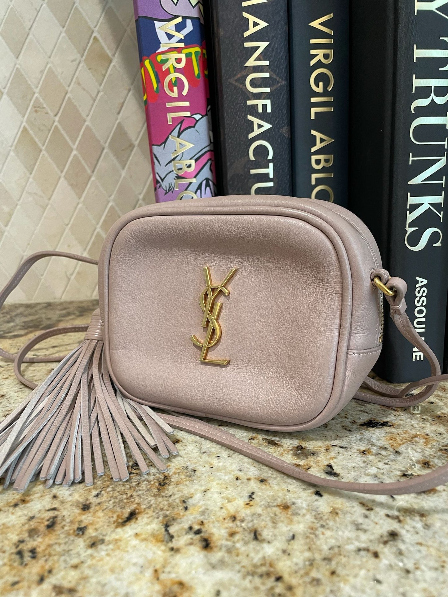 YSL Brown Shoulder Bag