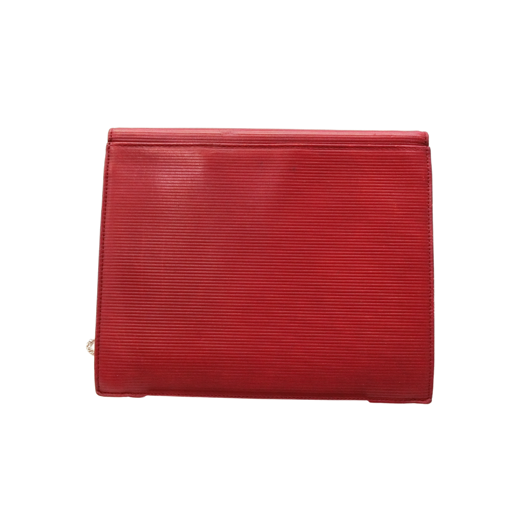 Red Leather Shoulder bag