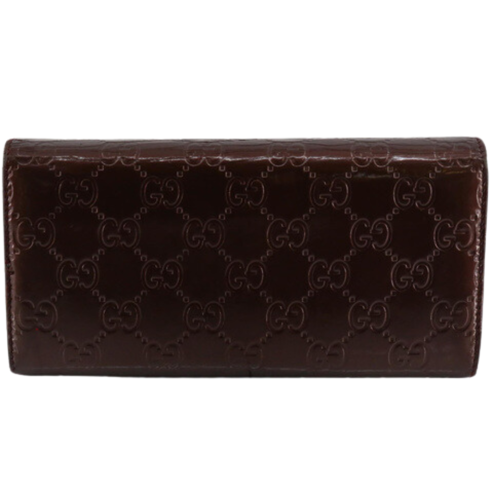 Burgundy Sima Long Wallet