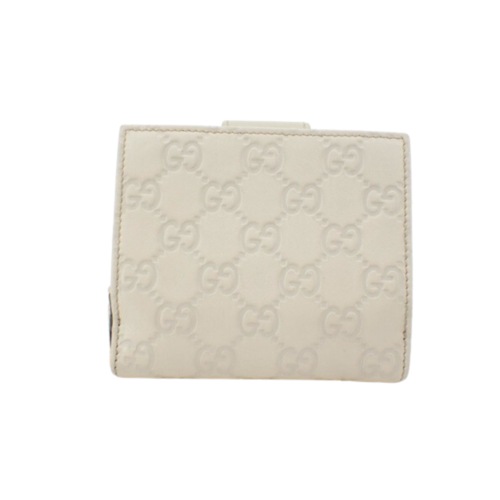 White Sima Compact Wallet