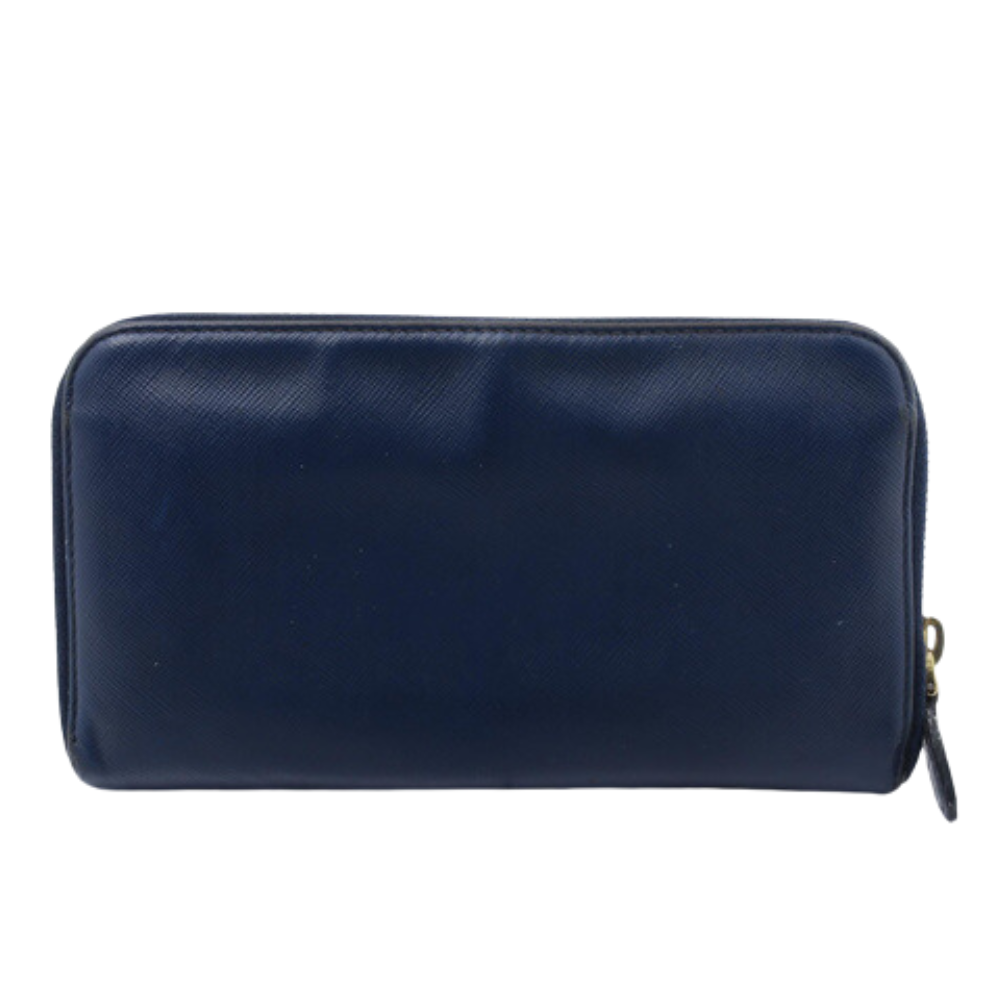 Blue Zippy Wallet