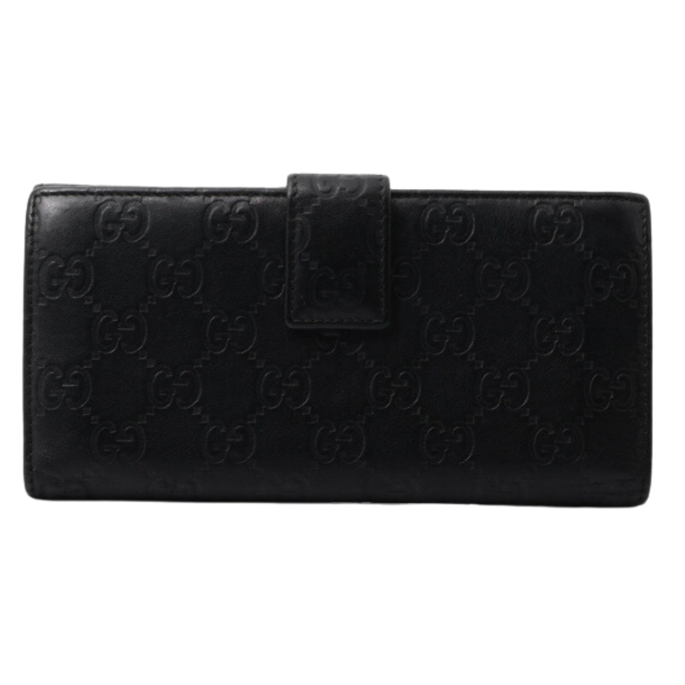 Black Sima Long Wallet