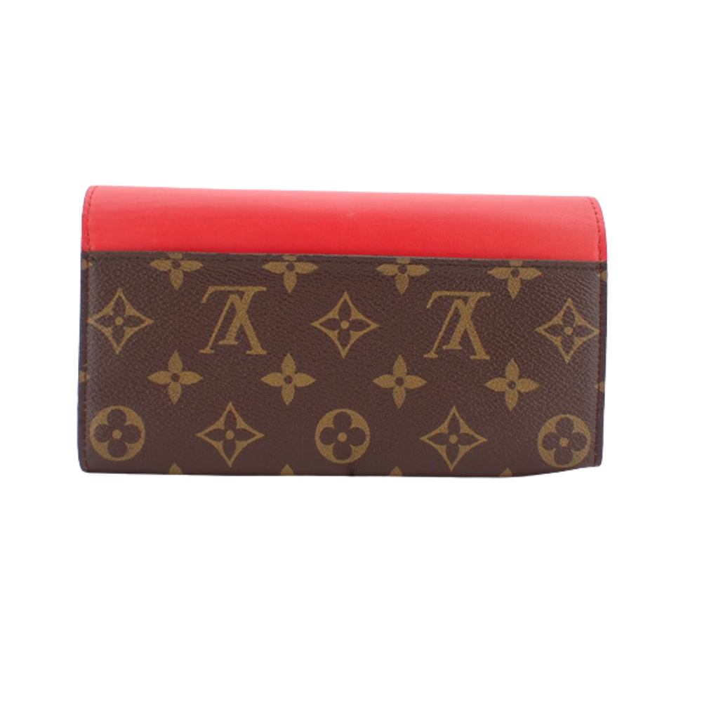 Monogram Sarah Tribal Mask Wallet