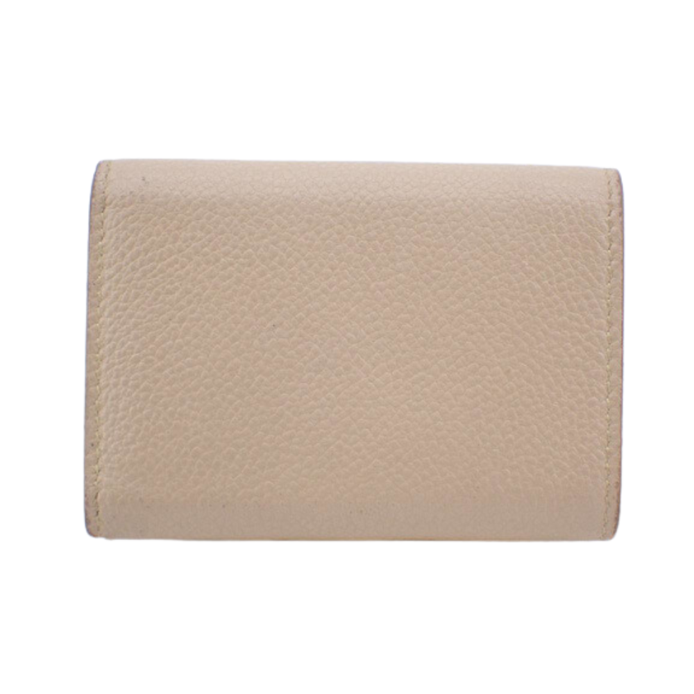 Beige Caviar Skin Cassandra Wallet