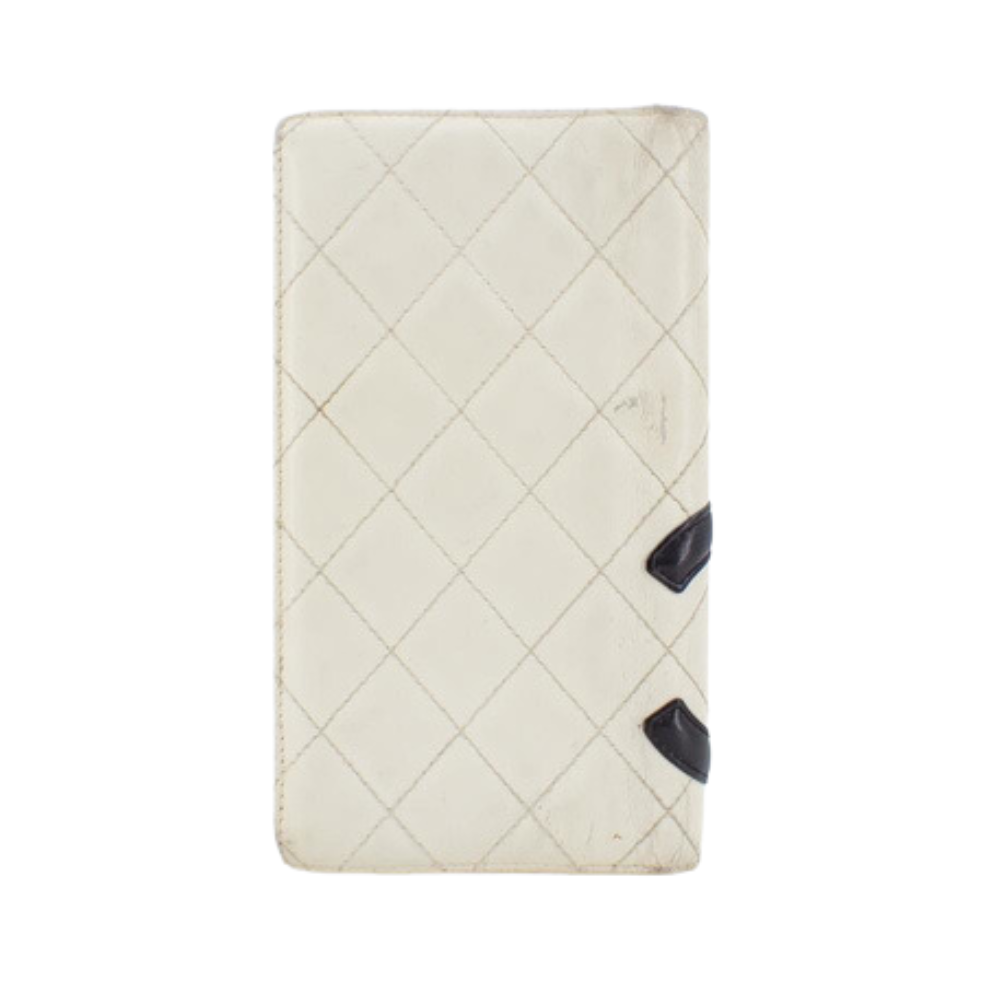 White Cambonline Long Wallet