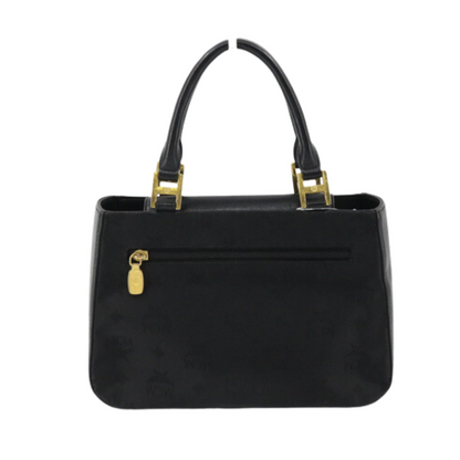 Black Leather Tote Bag