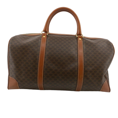 Brown Macadam Boston Bag