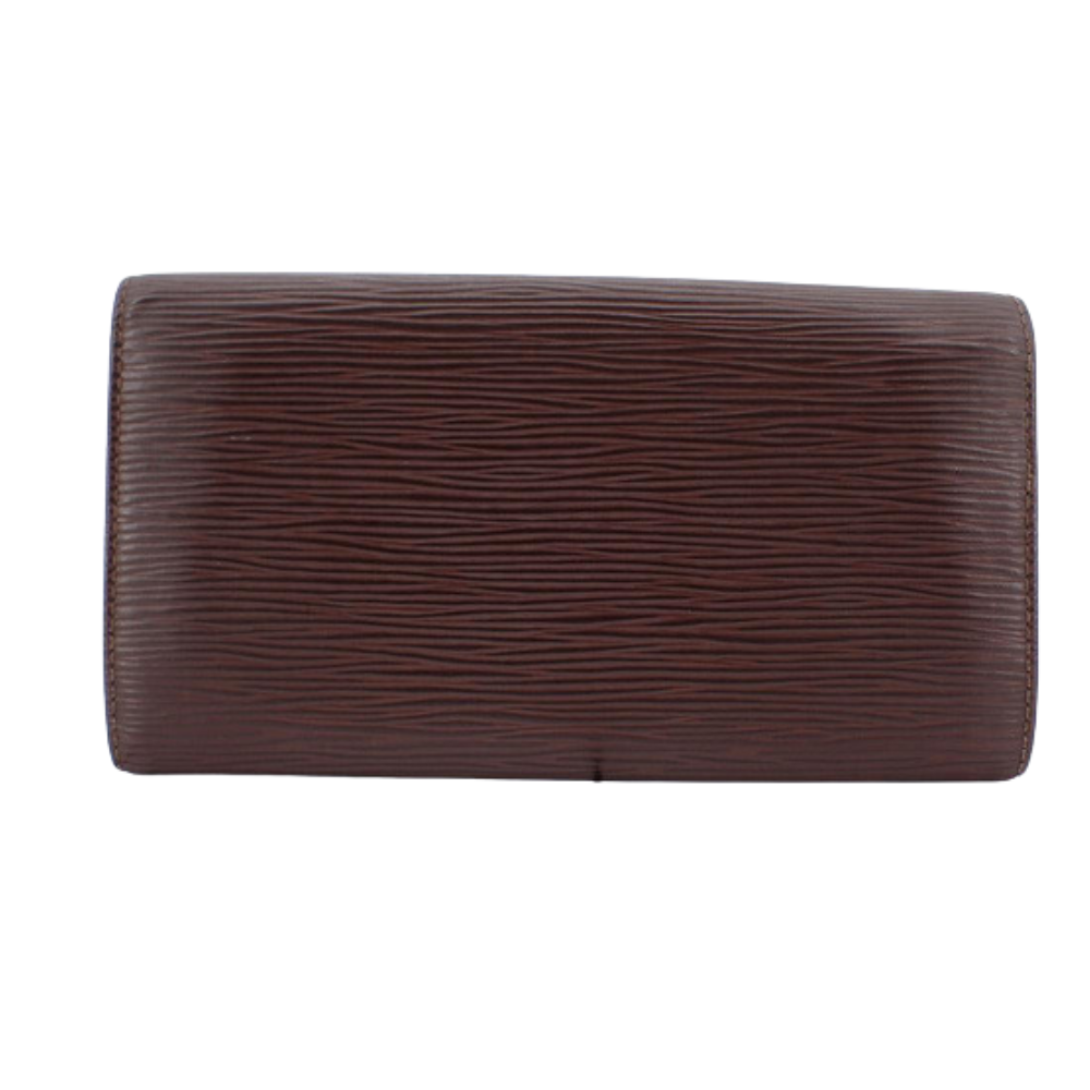 Epi Brown Long Wallet