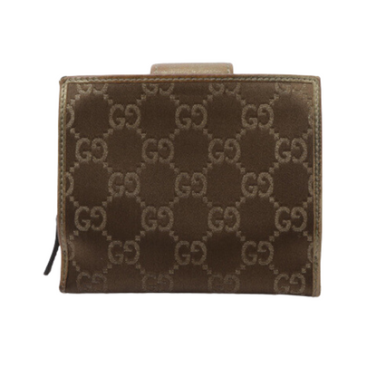 Brown GG Canvas Compact Wallet