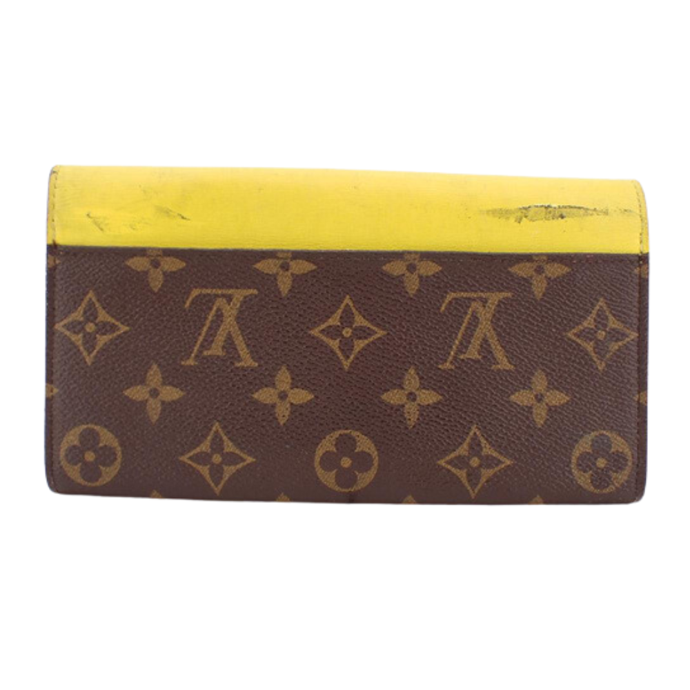 Monogram Sarah Tribal Mask Wallet