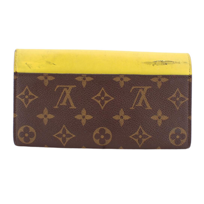 Monogram Sarah Tribal Mask Wallet