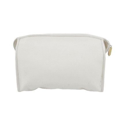 White PVC Clutch Bag