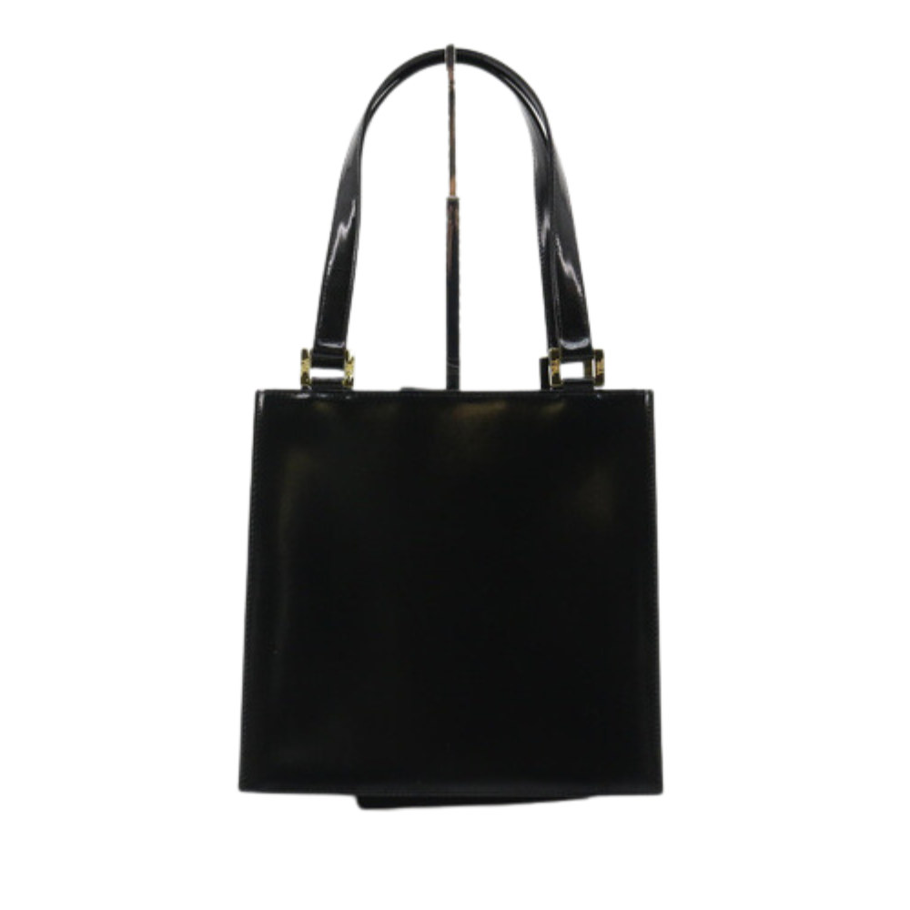 Black Leather  Handbag