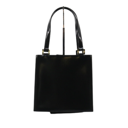 Black Leather  Handbag