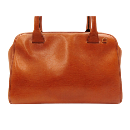 Brown Leather Boston bag