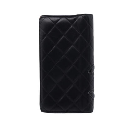 Black Cambonline Long Wallet