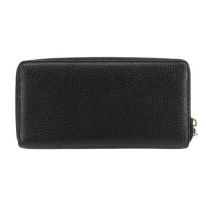 Black Soho Zippy Long Wallet