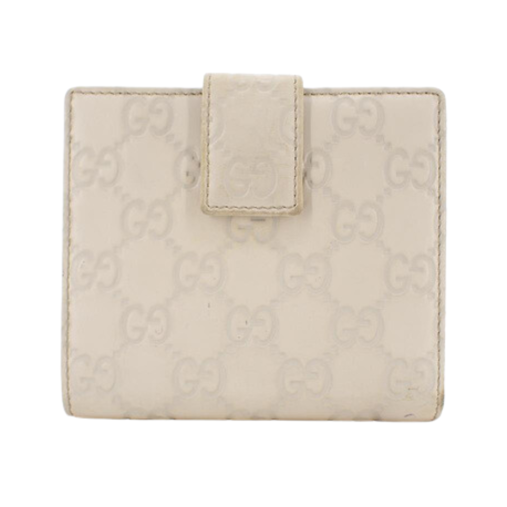 White Sima Compact Wallet