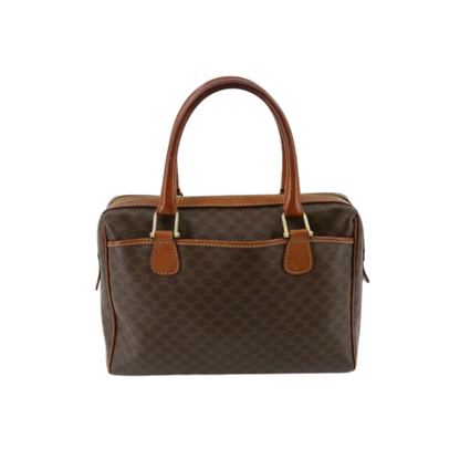 Brown Macadam Mini Boston Bag