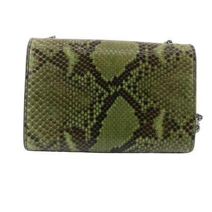 Python Leather Shoulder Bag