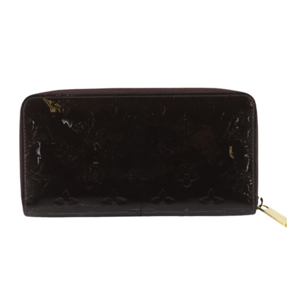 Vernis Burgundy Zippy Wallet