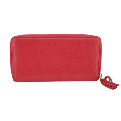 Red Soho Zippy Wallet