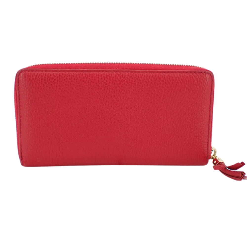 Red Soho Zippy Wallet