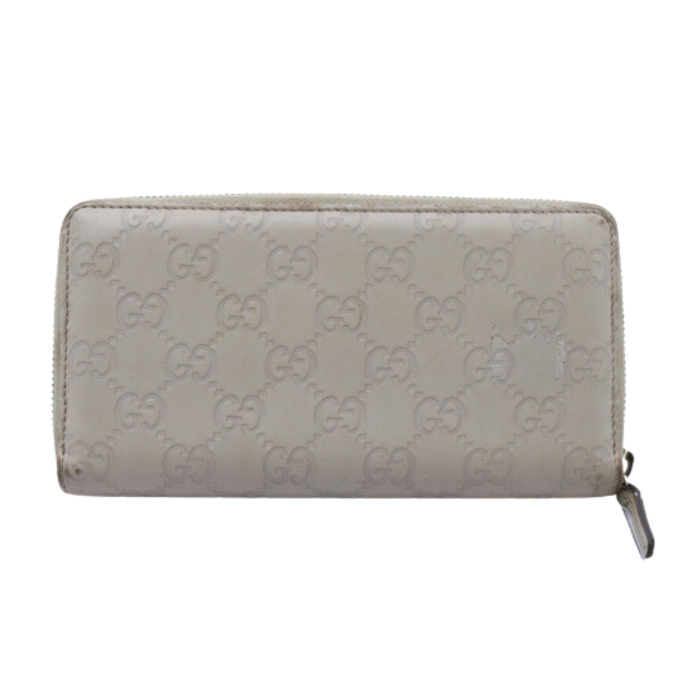 Gray Sima Zippy Long Wallet