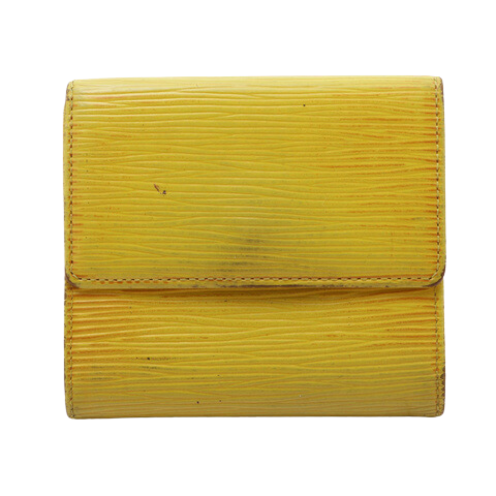 Epi Yellow Elise Wallet