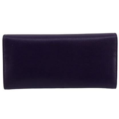 Purple Vara Ribbon Long Wallet