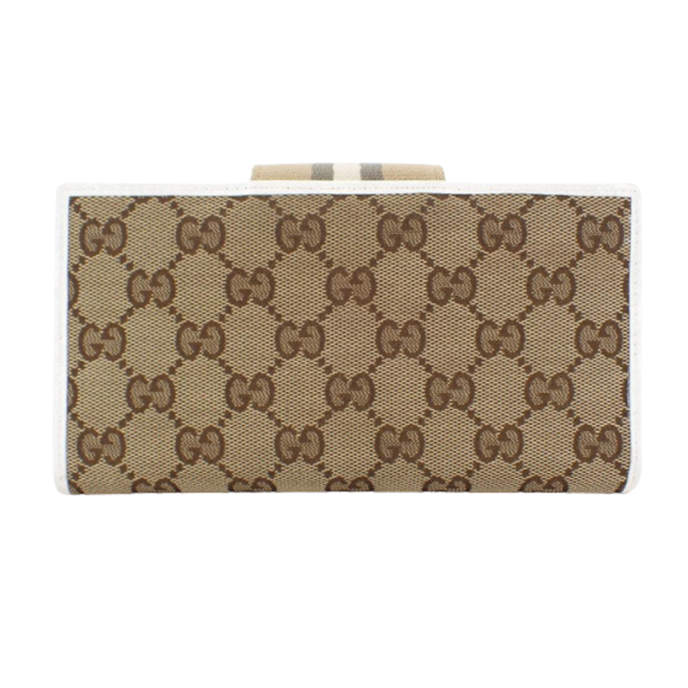 Brown GG Canvas Long Wallet