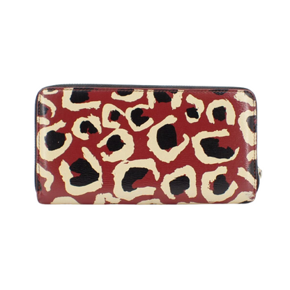 Leopard Print Zippy Wallet