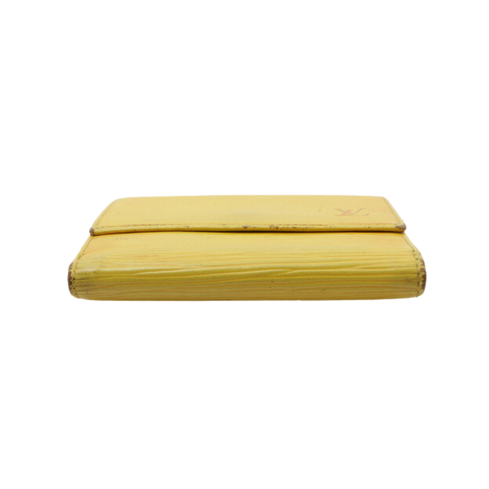 Epi Yellow Elise Wallet