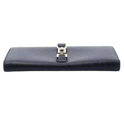 Black Leather Cosmetic Pouch