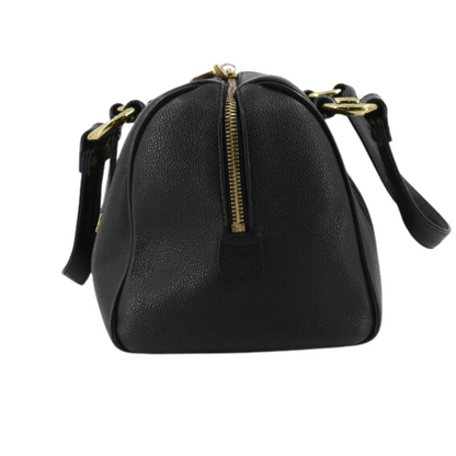 Black Leather Tote Bag