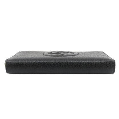 Black Soho Zippy Long Wallet