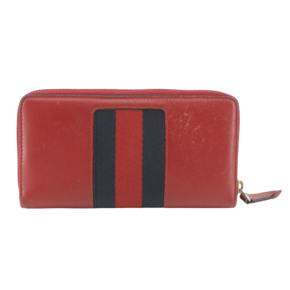 Red Leather Sylvie Wallet