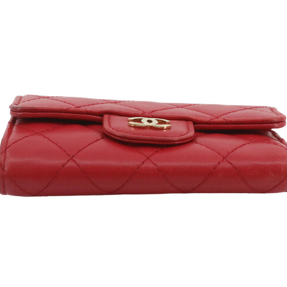 Red Matelasse Key Case