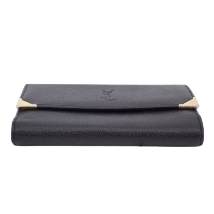 Black Cassandra Tri-fold Wallet