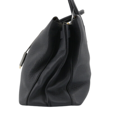 Black Leather Handbag