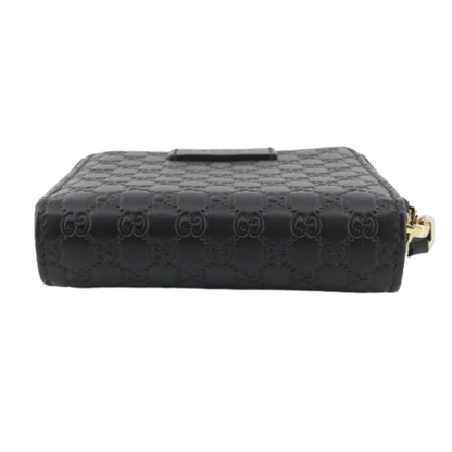 Black Micro GG Zippy Wallet