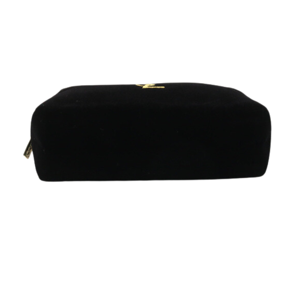 Black Velvet Cosmetic Pouch