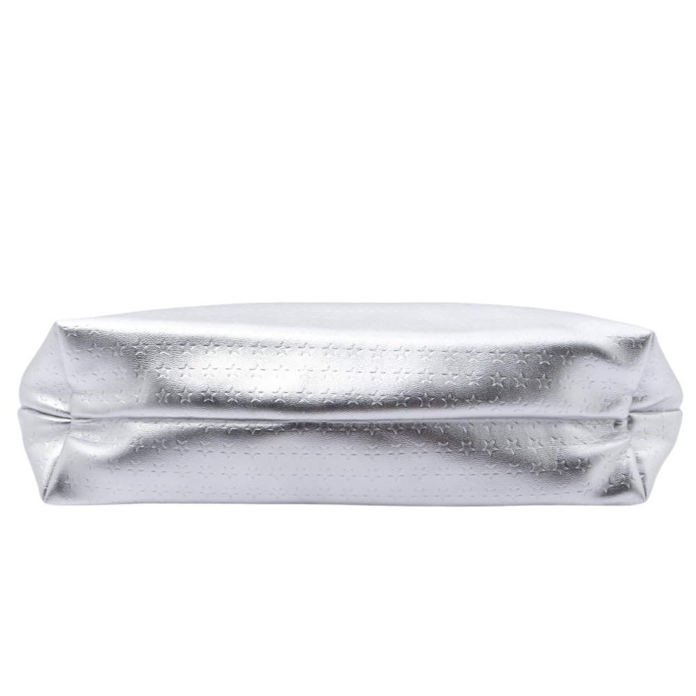 Silver Leather Pouch