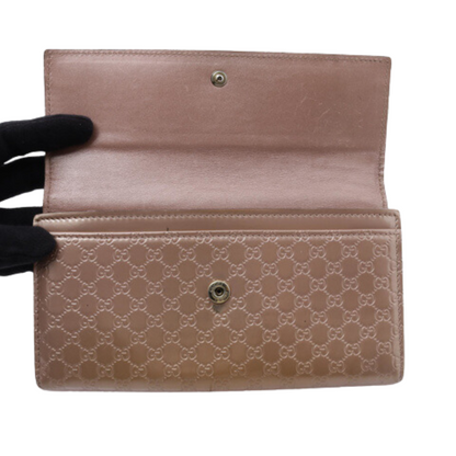 Pink Micro GG Long Wallet