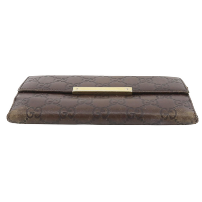 Brown Sima Long Wallet