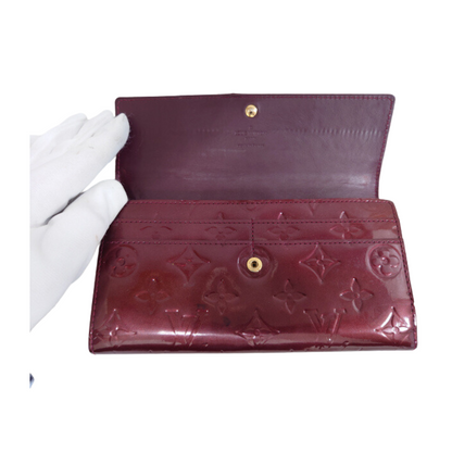 Vernis Burgundy Sarah Wallet