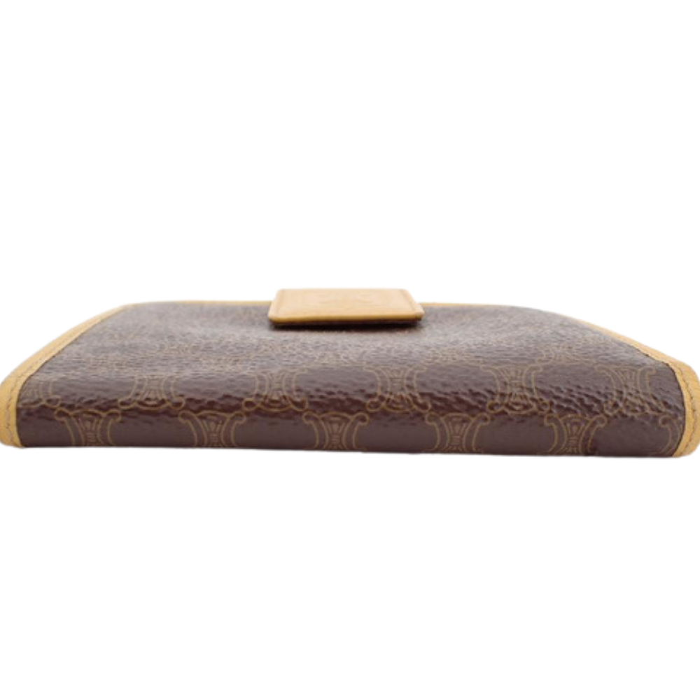 Brown Macadam Comapct Wallet