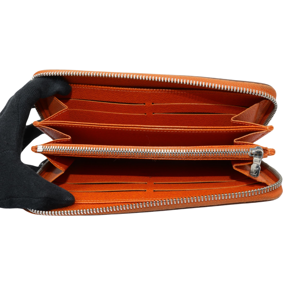 Epi Orange Zippy Wallet