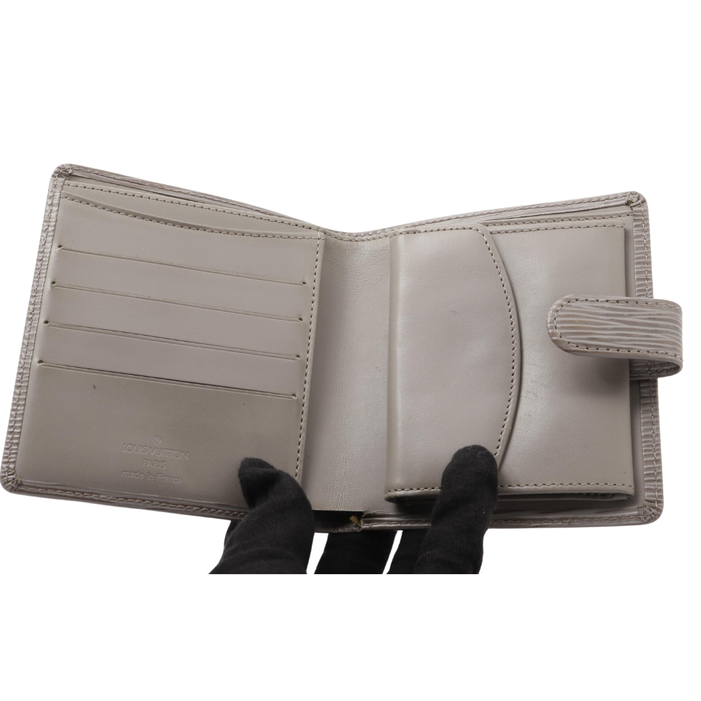 Epi Beige Compact Wallet