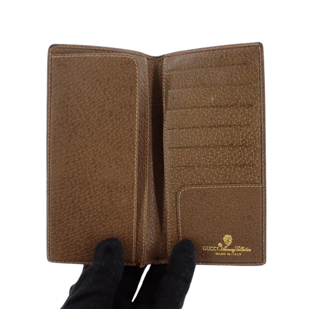 Brown GG Plus Long Wallet